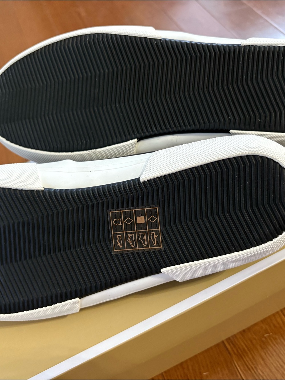 Michael Kors Black Perforated Slip-On Sneakers - Picture 3 of 4